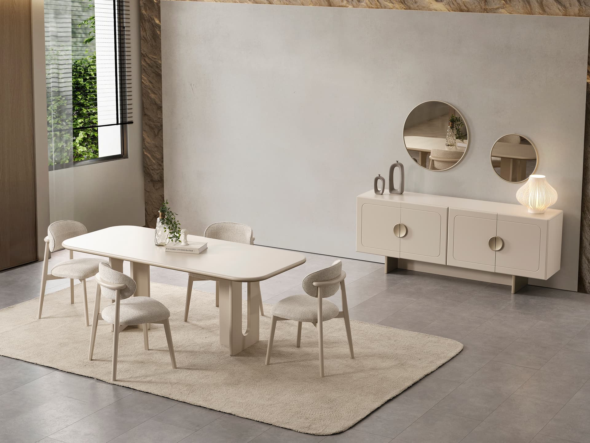 Loft Yemek Odası Takımı