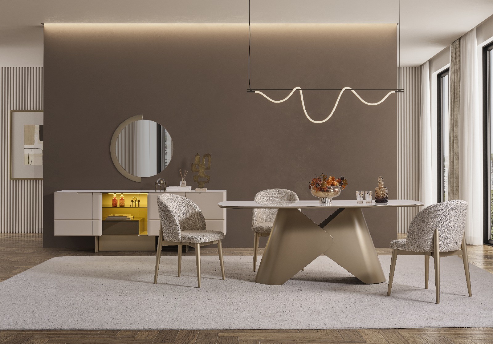 Luxury Yemek Odası Takımı