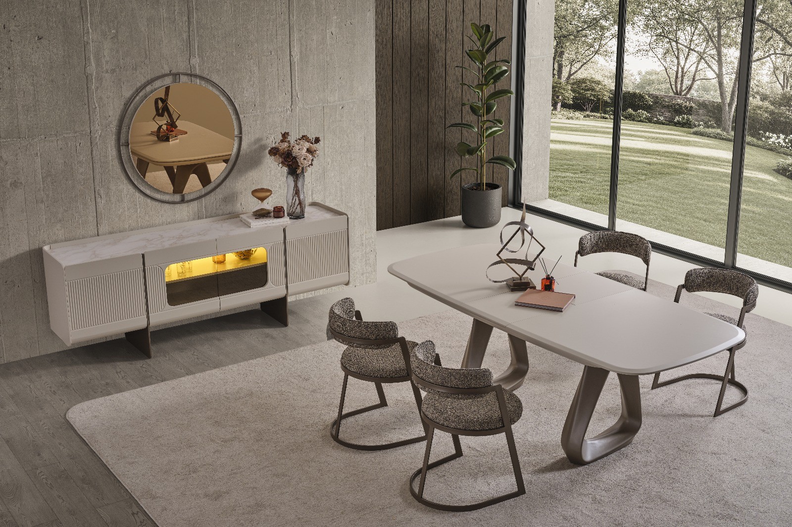 Luna Yemek Odası Takımı